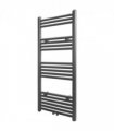 Black Bathroom Central Heating Towel Rail Radiator 500x1160mm — Size: 500 x 1160 mm, Model: straight