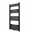 Black Bathroom Central Heating Towel Rail Radiator Curve 500x1160mm — Size: 500 x 1160 mm, Model: curved