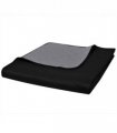 Double-sided Quilted Bedspread Black/Grey 170 x 210 cm — Colour: black and grey