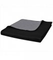 Double-sided Quilted Bedspread Black/Grey 230 x 260 cm — Colour: black and grey