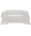 Micro-suede Couch Slipcover Cream 270 x 350 cm