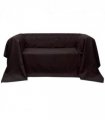 Micro-suede Couch Slipcover Brown 140 x 210 cm