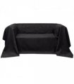 Micro-suede Couch Slipcover Anthracite 210 x 280 cm