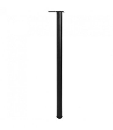 4 Height Adjustable Table Legs Black 1100 mm