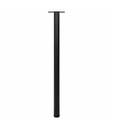 4 Height Adjustable Table Legs Black 1100 mm