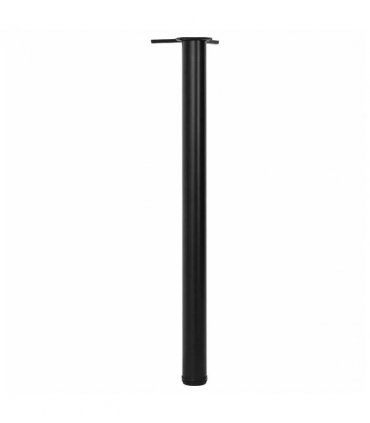 4 Height Adjustable Table Legs Black 870 mm