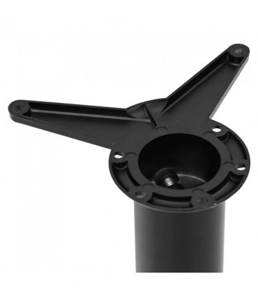 4 Height Adjustable Table Legs Black 870 mm