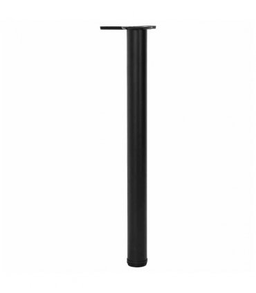 4 Height Adjustable Table Legs Black 710 mm