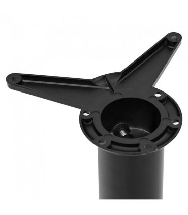 4 Height Adjustable Table Legs Black 710 mm
