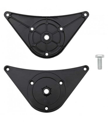 4 Height Adjustable Table Legs Black 1100 mm — V0671929984