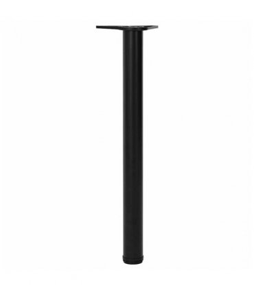 4 Height Adjustable Table Legs Black 710 mm — V0671929986
