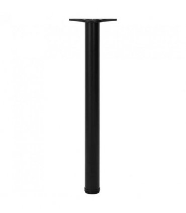 4 Height Adjustable Table Legs Black 710 mm — V0671929986