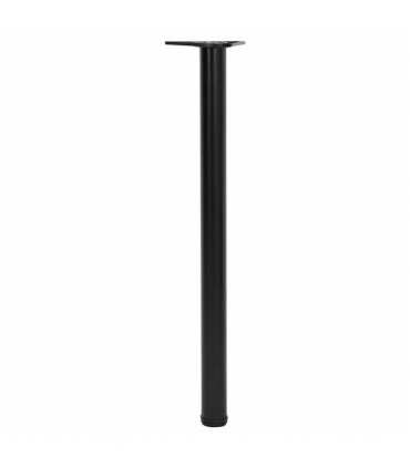 4 Height Adjustable Table Legs Black 870 mm — V0671929987