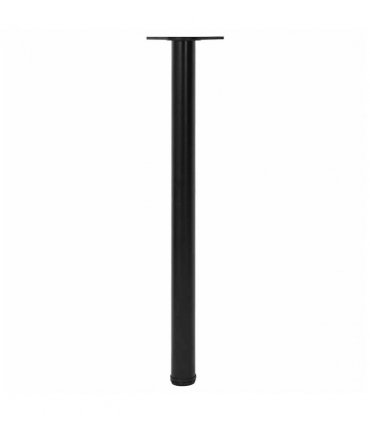 4 Height Adjustable Table Legs Black 870 mm — V0671929987
