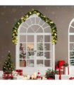 vidaXL Christmas Garland with LED Lights 20 m — Model: with leds