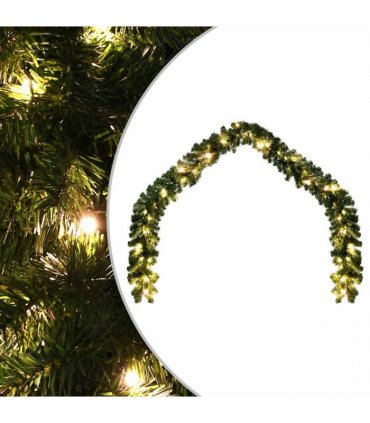 vidaXL Christmas Garland with LED Lights 20 m — Model: with leds
