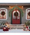 vidaXL Christmas Garland Decorated with Baubles and LED Lights 5 m — Model: with baubles & leds