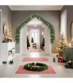 vidaXL Christmas Garland Decorated with Baubles and LED Lights 10 m — Model: with baubles & leds