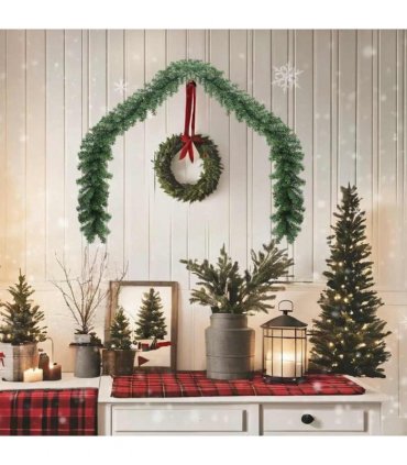 vidaXL Christmas Garland PVC 5 m — Model: without led