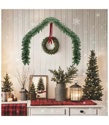 vidaXL Christmas Garland PVC 5 m — Model: without led