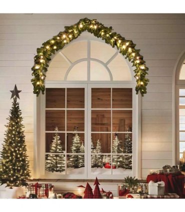 vidaXL Christmas Garland with LED Lights 5 m — Model: with leds