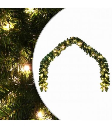 vidaXL Christmas Garland with LED Lights 5 m — Model: with leds