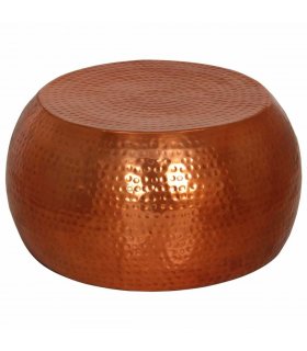 vidaXL Coffee Table Brass Ø55x28 cm Aluminium