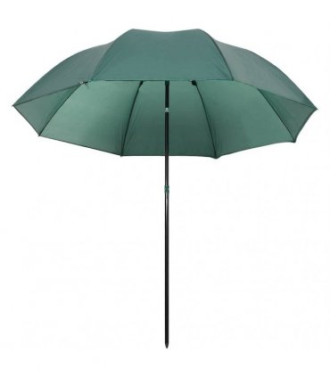 vidaXL Fishing Umbrella Green 220x185 cm — Size: 220 x 185 cm