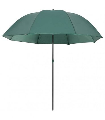 vidaXL Fishing Umbrella Green 220x185 cm — Size: 220 x 185 cm