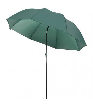 vidaXL Fishing Umbrella Green 220x185 cm — Size: 220 x 185 cm