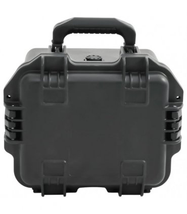 vidaXL Portable Flight Case Black 30x24.5x20 cm PP — Size: 30 x 24.5 x 20 cm