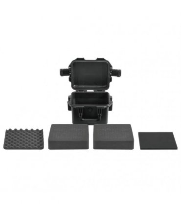 vidaXL Portable Flight Case Black 30x24.5x20 cm PP — Size: 30 x 24.5 x 20 cm