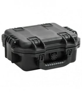 vidaXL Portable Flight Case Black 30x24.5x12.5 cm PP — Size: 30 x 24.5 x 12.5 cm