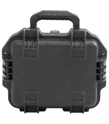 vidaXL Portable Flight Case Black 30x24.5x12.5 cm PP — Size: 30 x 24.5 x 12.5 cm