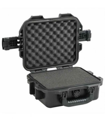 vidaXL Portable Flight Case Black 30x24.5x12.5 cm PP — Size: 30 x 24.5 x 12.5 cm