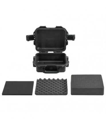 vidaXL Portable Flight Case Black 30x24.5x12.5 cm PP — Size: 30 x 24.5 x 12.5 cm