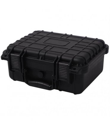 vidaXL Protective Equipment Case 35x29.5x15 cm Black — Size: 35 x 29.5 x 15 cm