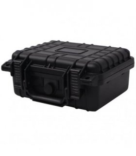vidaXL Protective Equipment Case 27x24.6x12.4 cm Black — Size: 27 x 24.6 x 12.4 cm