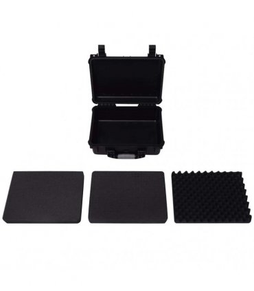 vidaXL Protective Equipment Case 40.6x33x17.4 cm Black — Size: 40.6 x 33 x 17.4 cm