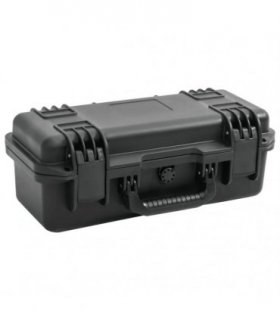 vidaXL Portable Flight Case Black 46.5x21.5x17.5 cm PP — Size: 46.5 x 21.5 x 17.5 cm