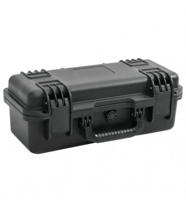 vidaXL Portable Flight Case Black 46.5x21.5x17.5 cm PP — Size: 46.5 x 21.5 x 17.5 cm