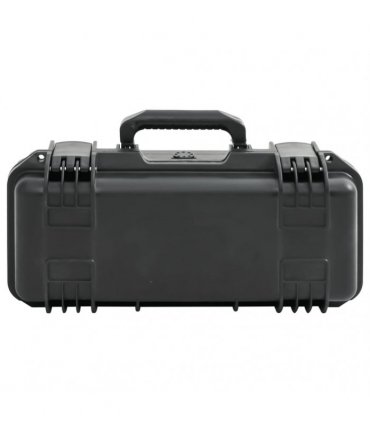 vidaXL Portable Flight Case Black 46.5x21.5x17.5 cm PP — Size: 46.5 x 21.5 x 17.5 cm