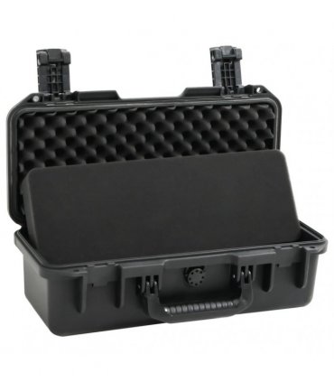 vidaXL Portable Flight Case Black 46.5x21.5x17.5 cm PP — Size: 46.5 x 21.5 x 17.5 cm