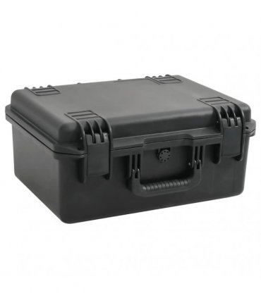 vidaXL Portable Flight Case Black 49x38x23 cm PP — Size: 49 x 38 x 23 cm