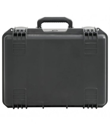 vidaXL Portable Flight Case Black 49x38x23 cm PP — Size: 49 x 38 x 23 cm