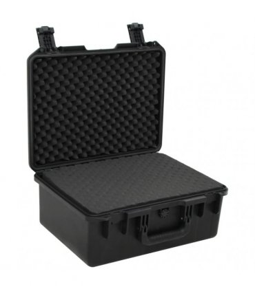 vidaXL Portable Flight Case Black 49x38x23 cm PP — Size: 49 x 38 x 23 cm