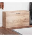 vidaXL Shoe Storage Bench Oak 80x24x45 cm