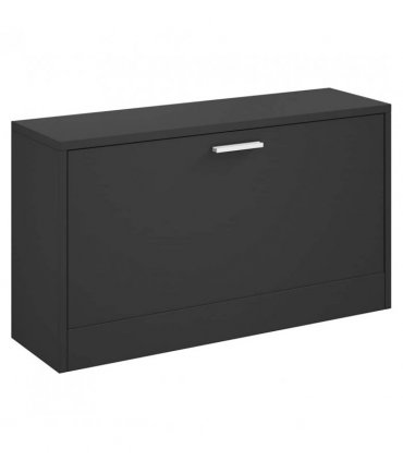 vidaXL Shoe Bench Black 80x24x45 cm Engineered Wood