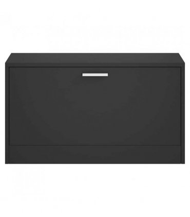 vidaXL Shoe Bench Black 80x24x45 cm Engineered Wood