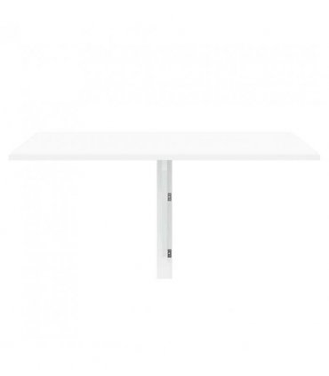 vidaXL Folding Wall Table White 100x60 cm